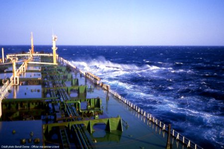 1984 - LICORNE ATLANTIQUE en mer par petit temps photo