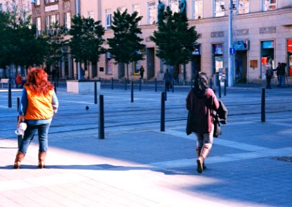 Kiev 4 + Jupiter-8 - Colorful People on Moravian Square