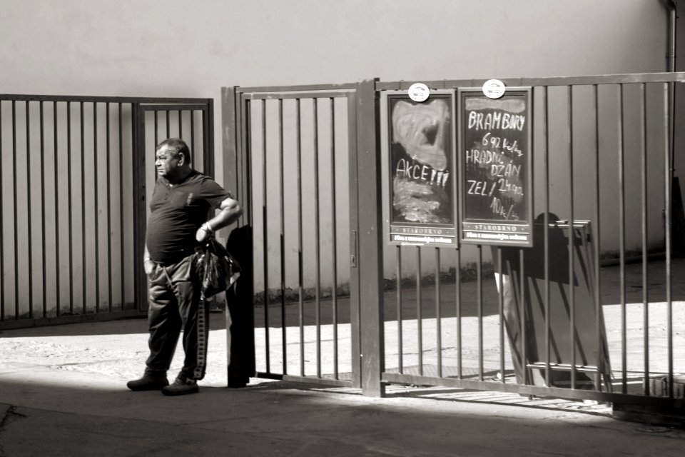 Sony Alpha A230 with Helios-44-2 - Waiting Man