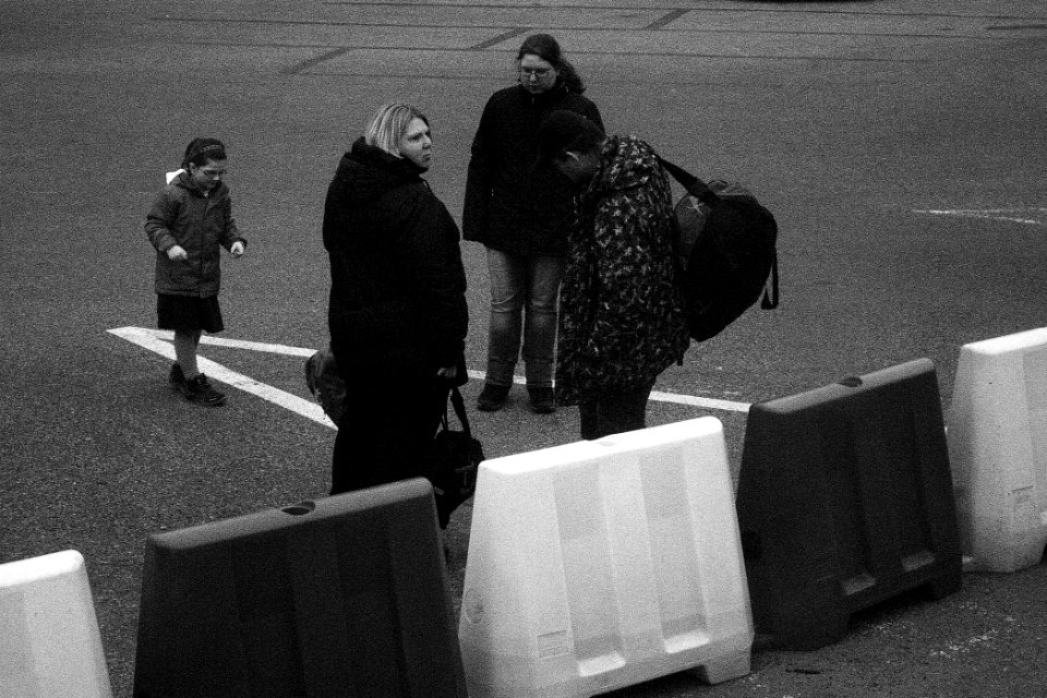 People at the Bus Terminal Florenc