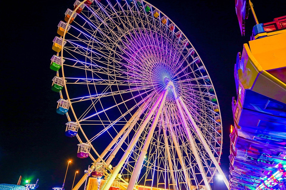 Giant wheel beautiful giant wheel global village