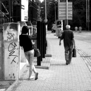 Canon Prima Zoom 80u (Sure Shot 80u) - Bus Stop Scene photo