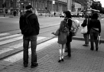 Smena Symbol - People at Crosswalk 1 photo