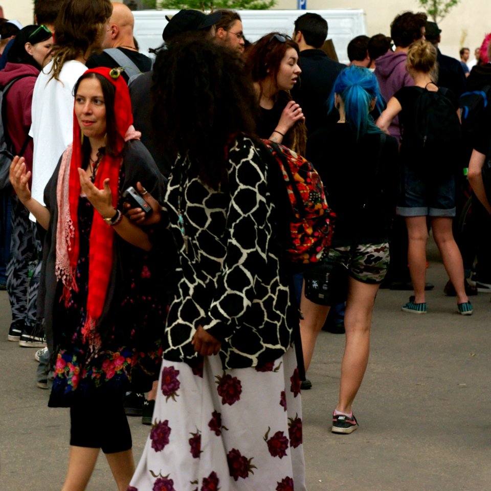 Sony Alpha A230 with Helios-44-2 - Antifascist and Pro-Refugee Demonstartion in Brno