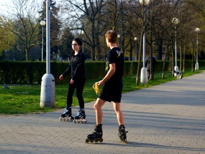 Sony Alpha A230 with Helios-44-2 - Inline Skater with a Banana Peel