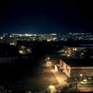 Lubitel 2 - Brno Cityscape at Night