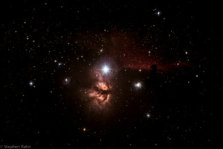 Flame and Horsehead photo