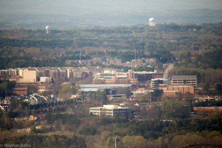 View of Kennesaw State University from Kennesaw Mountain photo