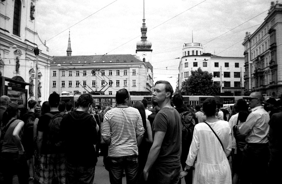 Elikon 35S - Antifascist and Pro-Refugee Demonstartion in Brno