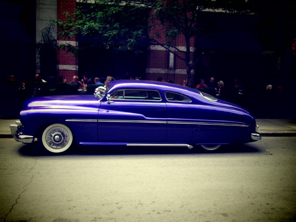 Purple Car in Yorkville