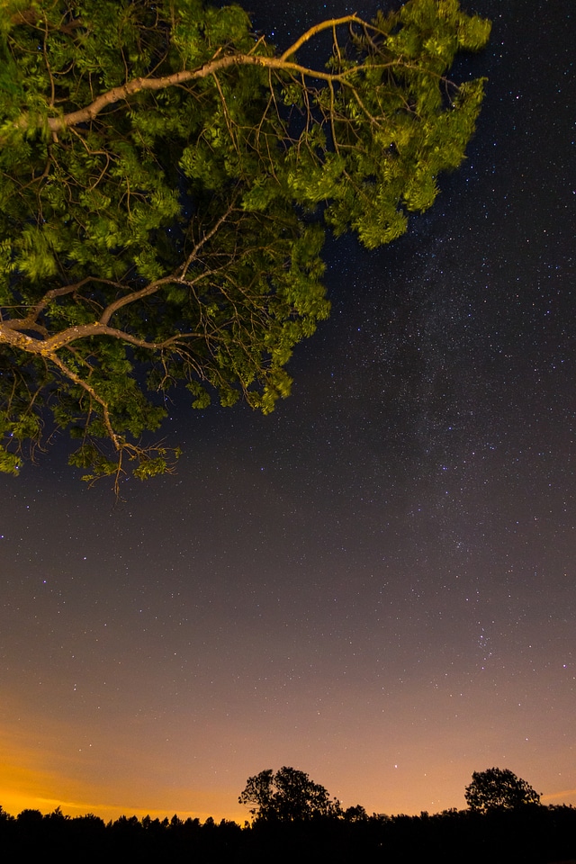 Sky dark landscape