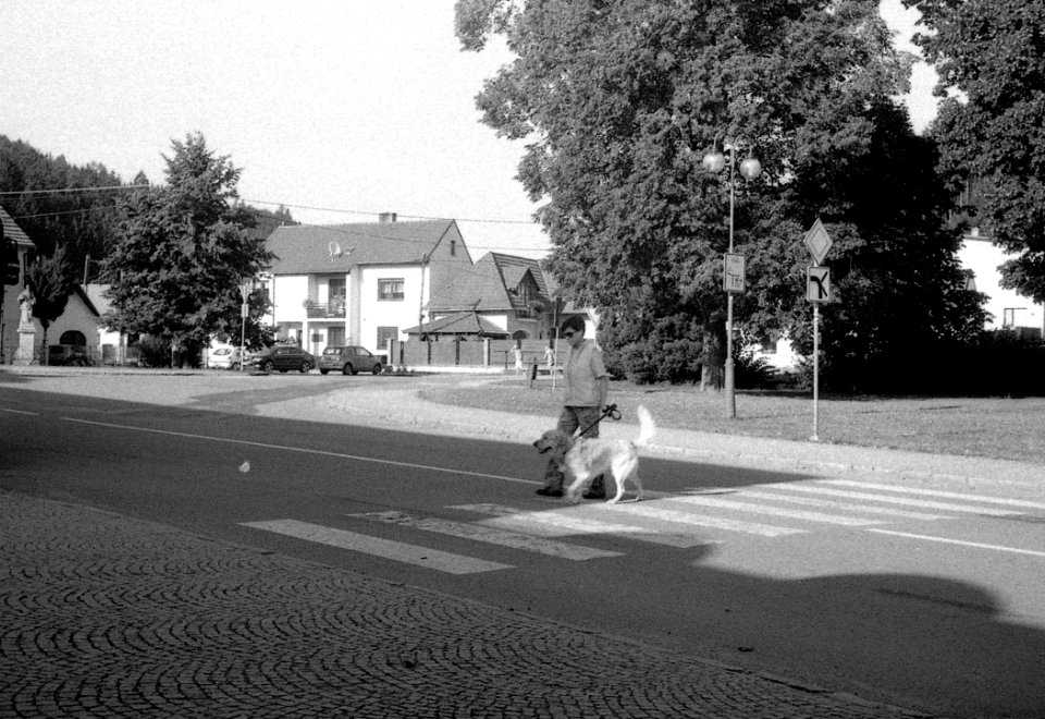 Agfa Optima 1a - Street Photos from Sloup Town 01