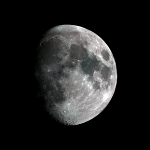 Waxing Gibbous Moon on 9-20-18