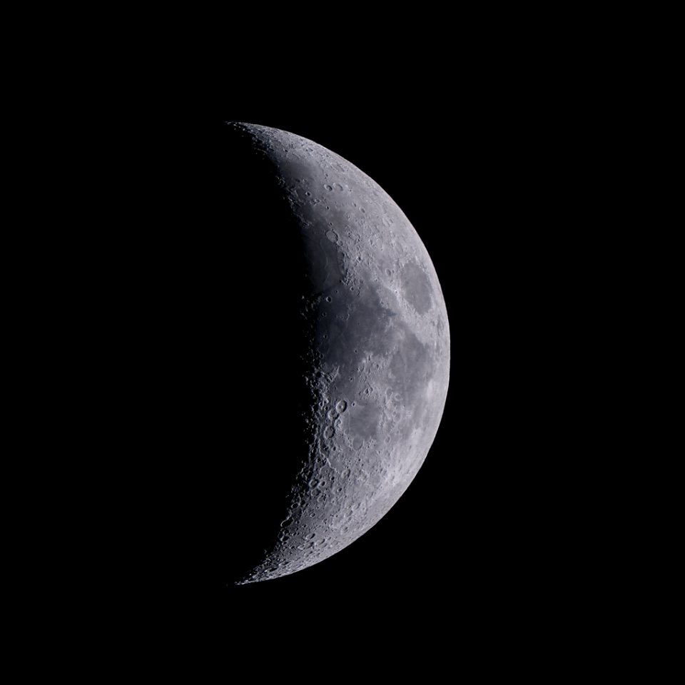 Waxing Crescent Moon on 4-10-19
