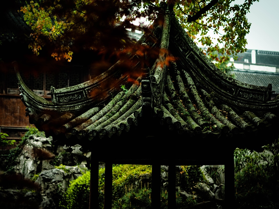 Yuyuan landscape belvedere