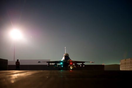 Bagram F-16s support ground operations in Helmand Province photo