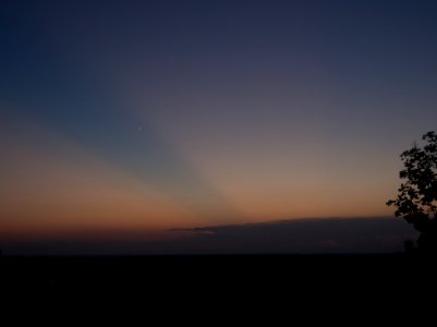 4% Waxing Crescent and Venus