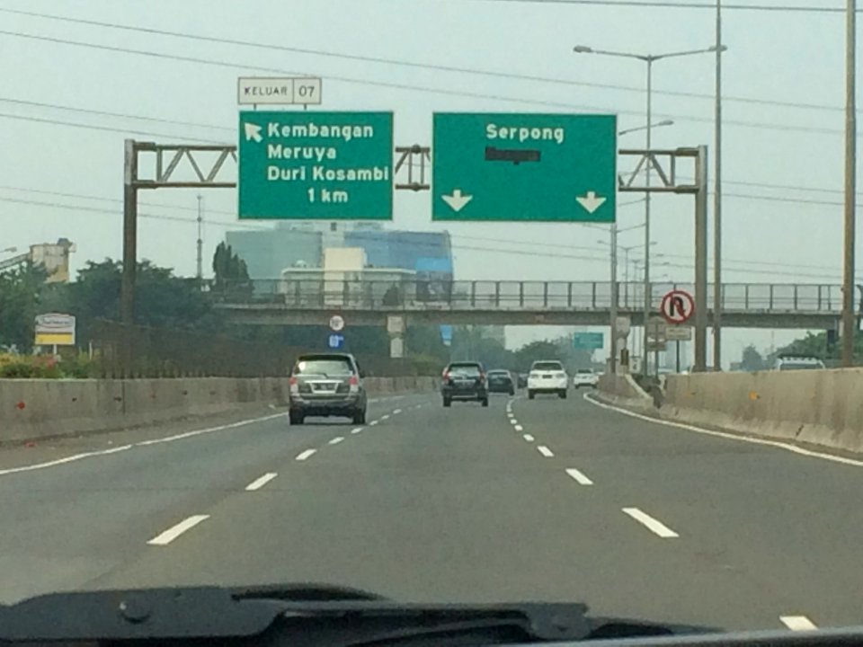 Roadtrip from JIRR to Alam Sutera via JORR
