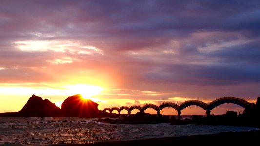 Taiwan's Taitung County Sanxiantai(sunrise)