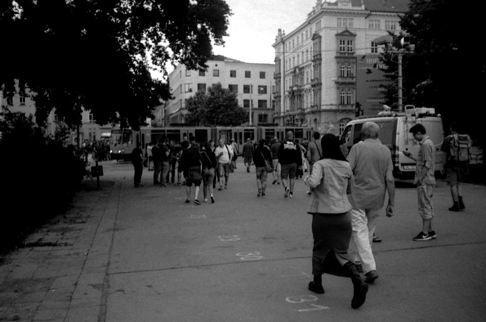 Elikon 35S - Antifascist and Pro-Refugee Demonstartion in Brno
