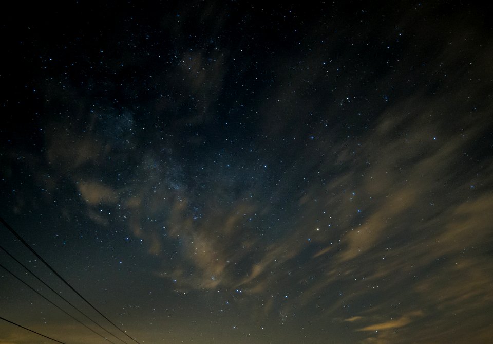 And then the clouds showed up.