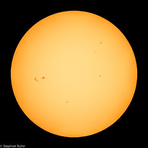 Sun in White Light at Aphelion - July 6th, 2015