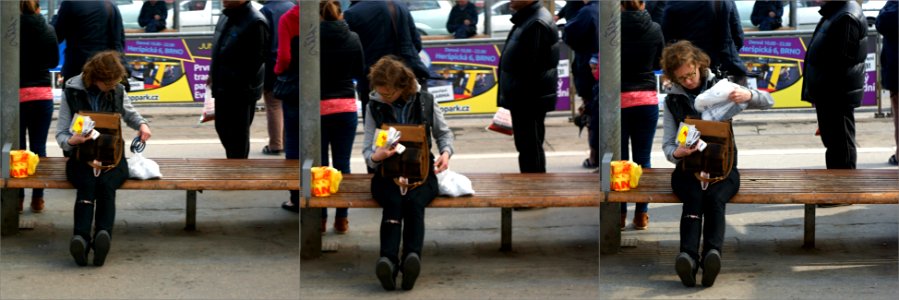 Sony Alpha A230 with Helios-44-2 - Tram Stop Magician
