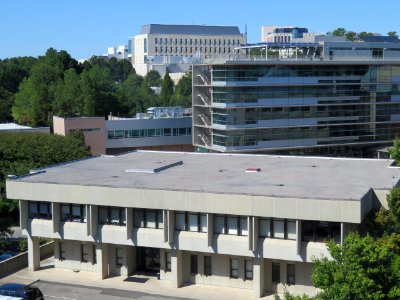 West Campus of Duke University in Durham, NC, USA