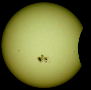 Partial solar eclipse