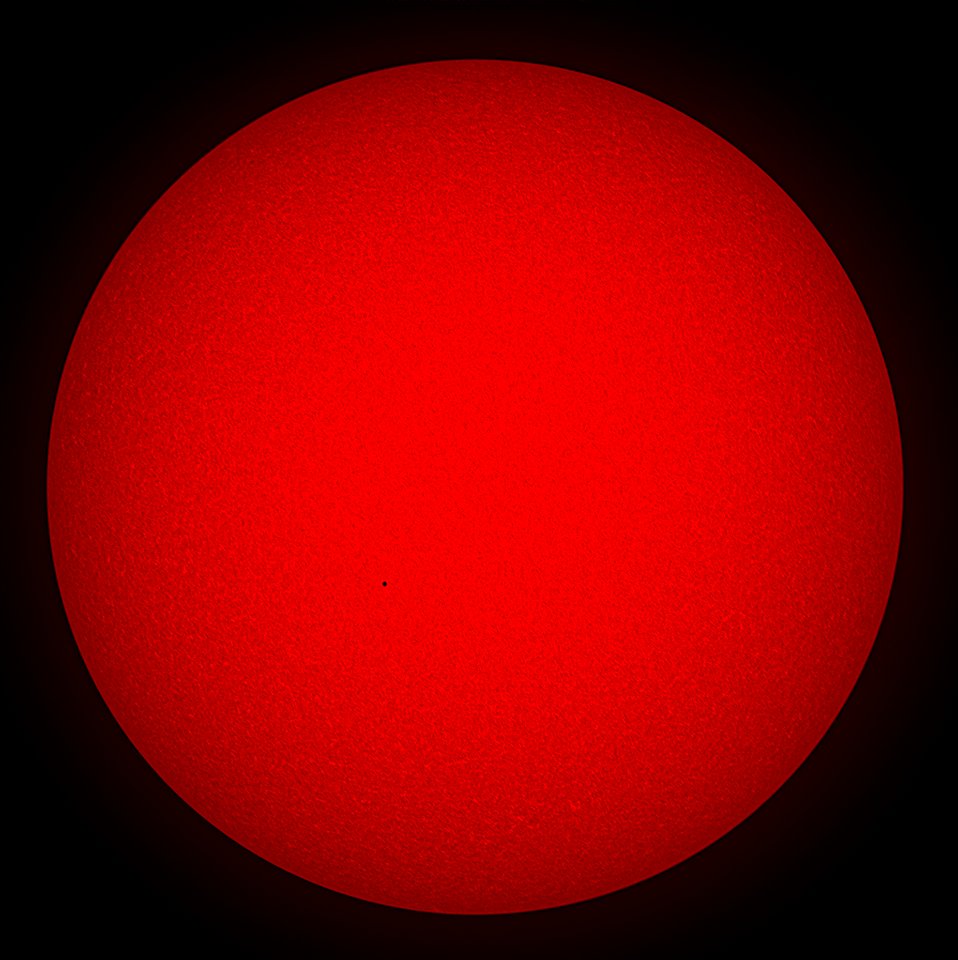 Mercury Transit in Hydrogen Alpha