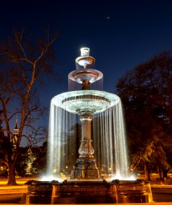 Tattnall Square Park Fountain - Downtown Macon, Georgia