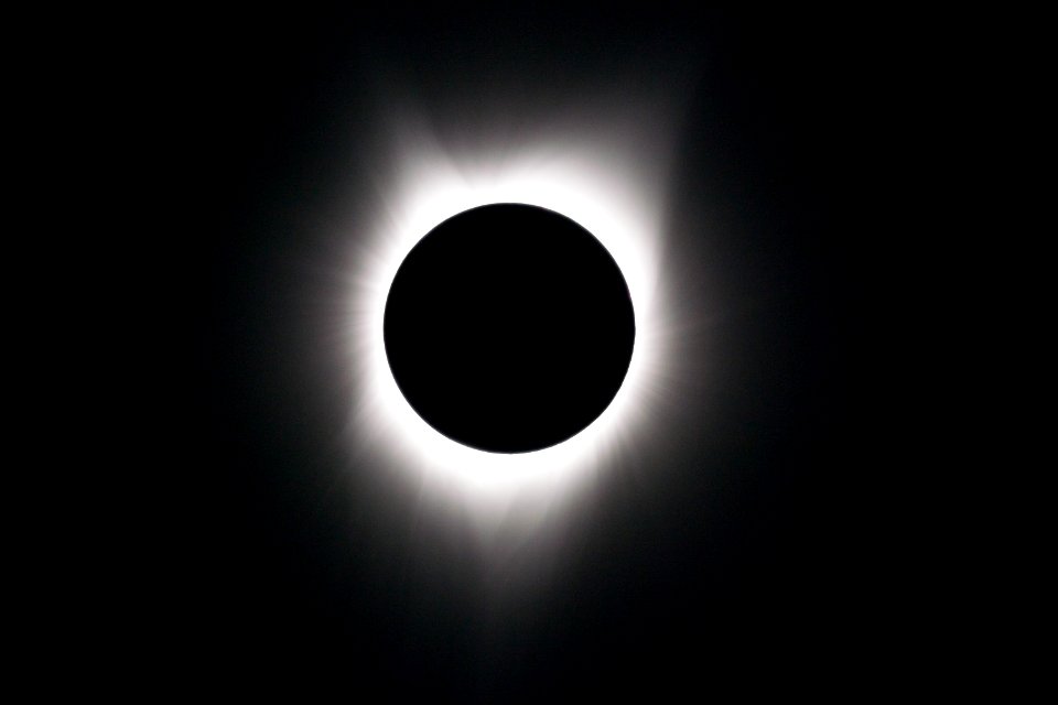 Corona from Solar Eclipse on 8-21-17