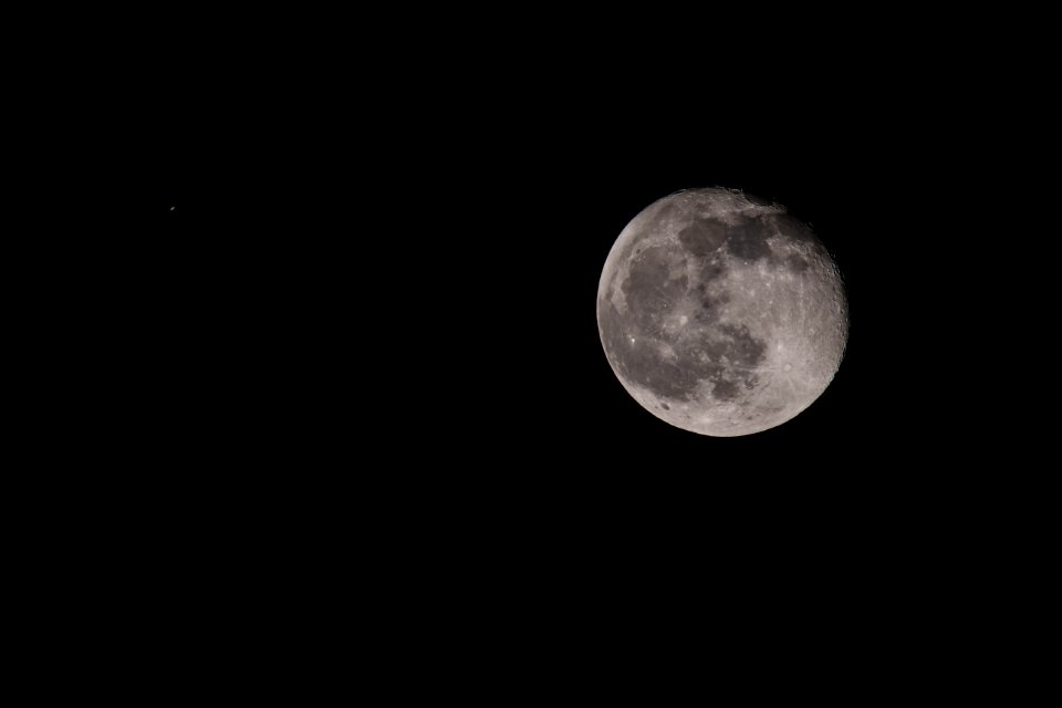 Saturn and the Moon