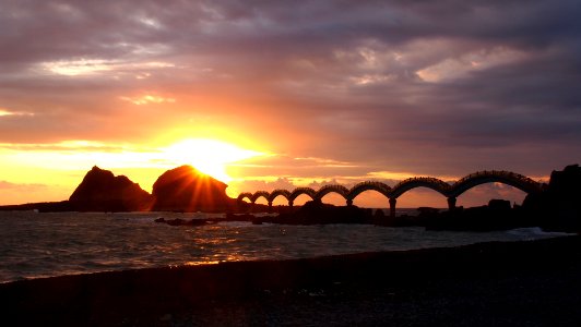 Taiwan's Taitung County Sanxiantai(sunrise)