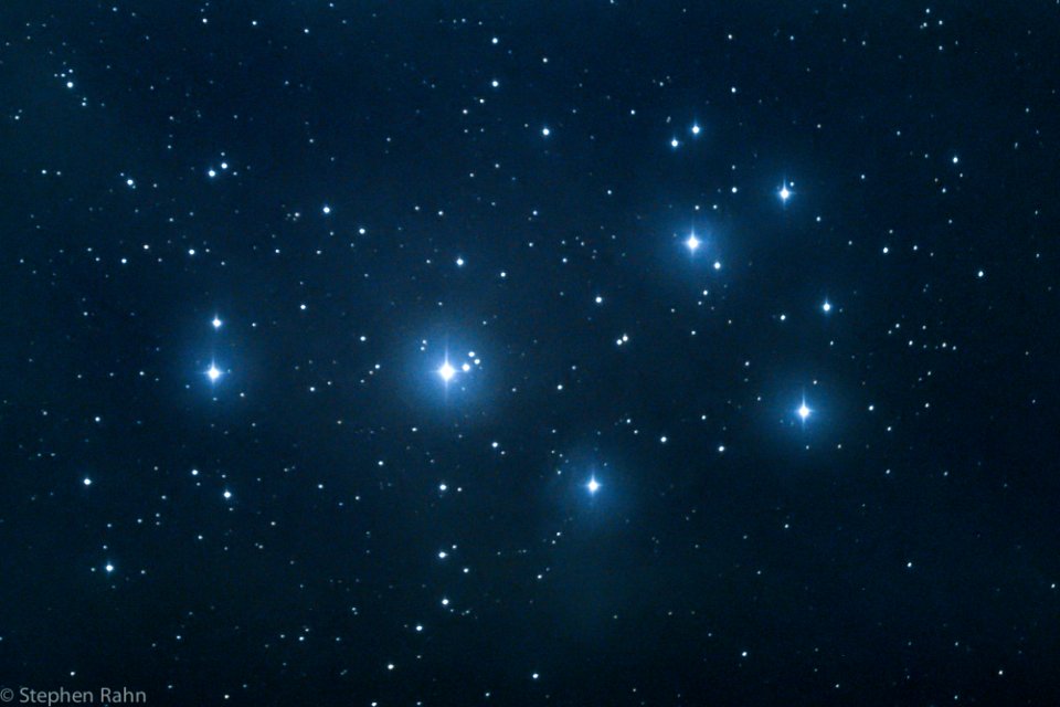 Pleiades Cluster with Hyperstar