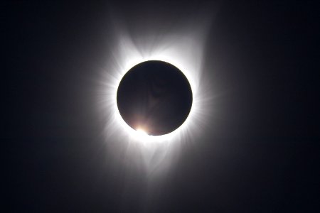 Corona from Solar Eclipse on 8-21-17