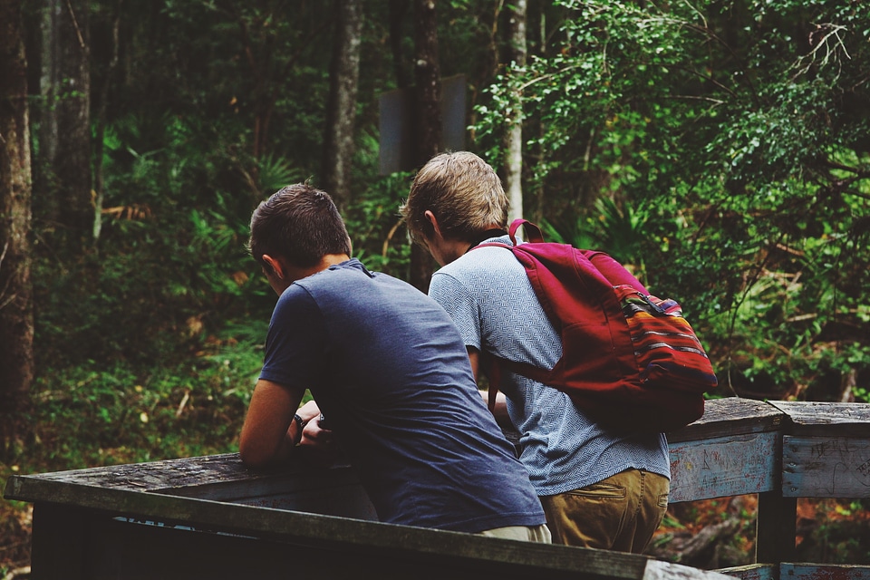 Adventure hiking nature
