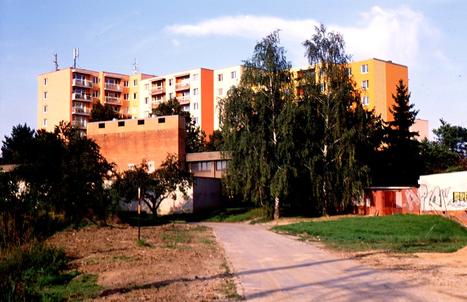 Praktica MTL5 + Helios-44M-4 - Typical Czech Housing Estate after Renovation