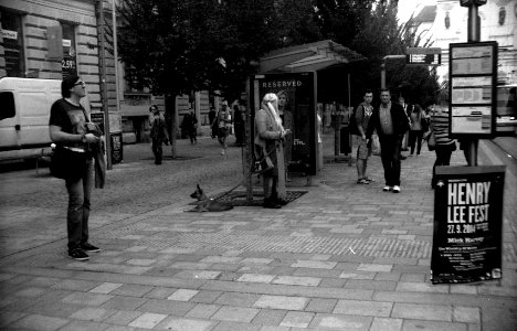 Siluet Elektro - Tram Stop Scene (Česká) photo