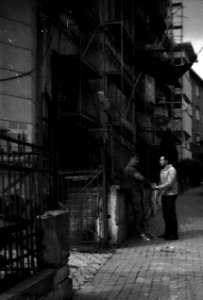 Siluet Elektro - Men on Erbenova Street photo