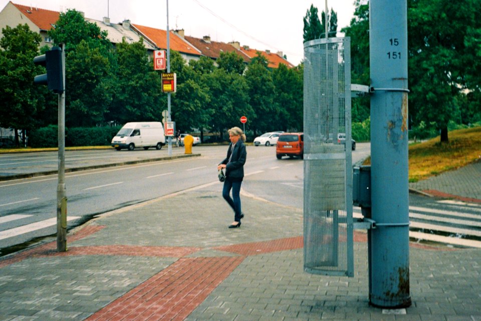 Smena Symbol - Woman Between Crosswalks