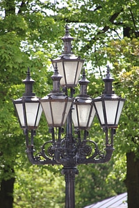 Lighting historic center street lamp photo