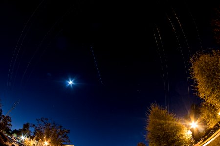 International Space Station over Central Georgia photo