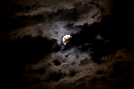 The moon was a ghostly galleon tossed upon cloudy seas. - Alfred Noyes