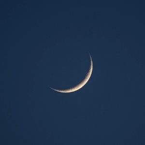 Waxing Crescent Moon on 6-23-2020.