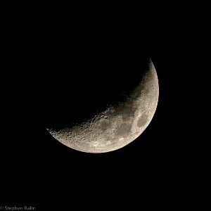 Waxing Crescent - 35% Illuminated