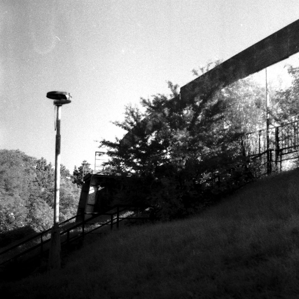 Zorki 4 + Industar-61 L/D - Abandoned Stadium 5