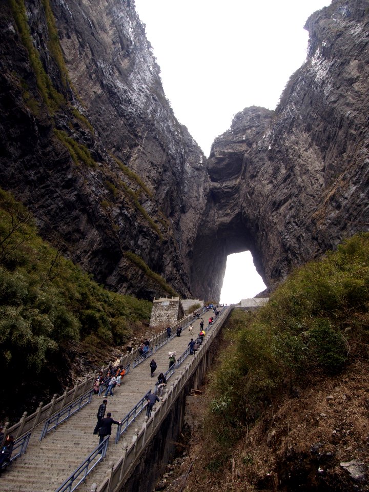 Tianmenshan in Zhangjiajie China