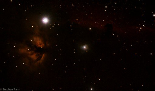 Flame and Horse Head Nebulae