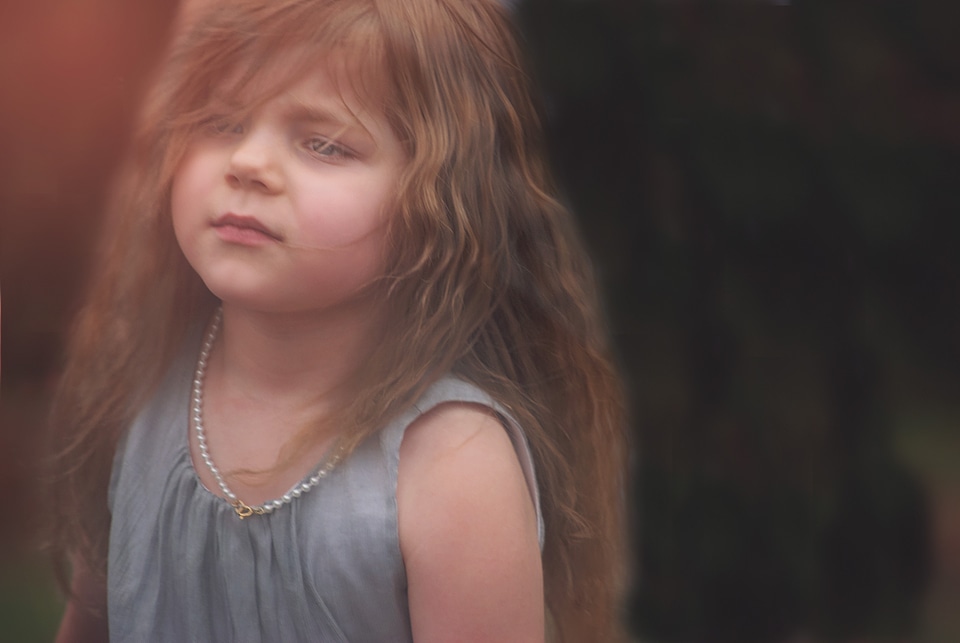 Portrait cute hair